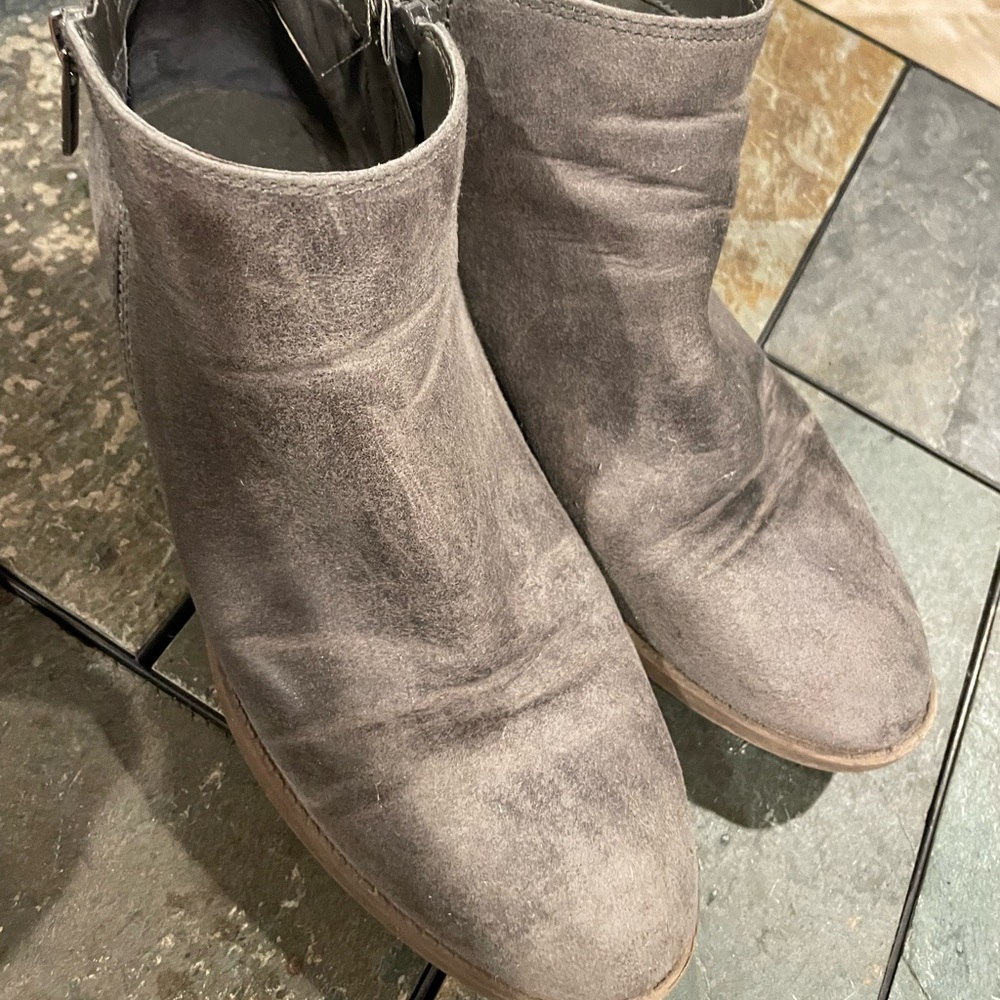 Carlos Grey Ankle Booties